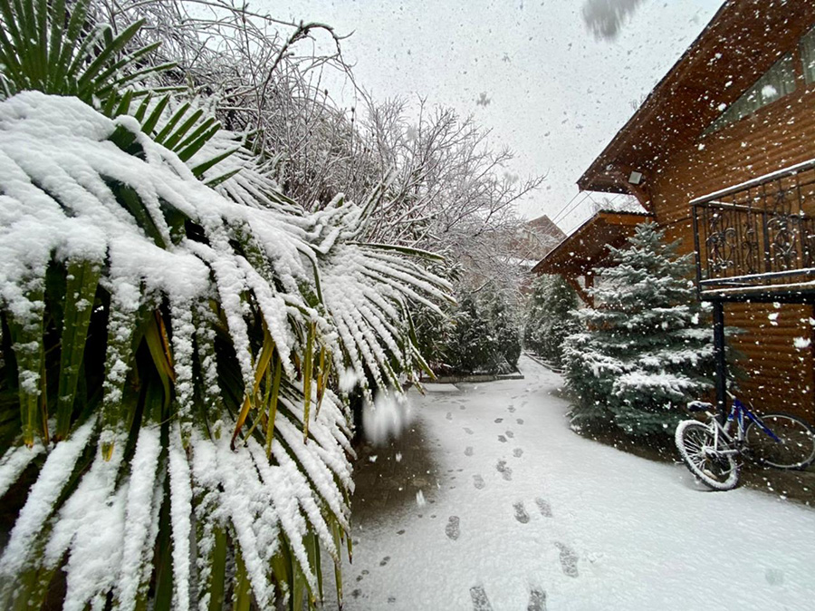 Зима в Эко-отеле Эспаньола, Солнечногорское